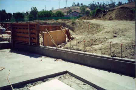 Construction of Water Wall 2